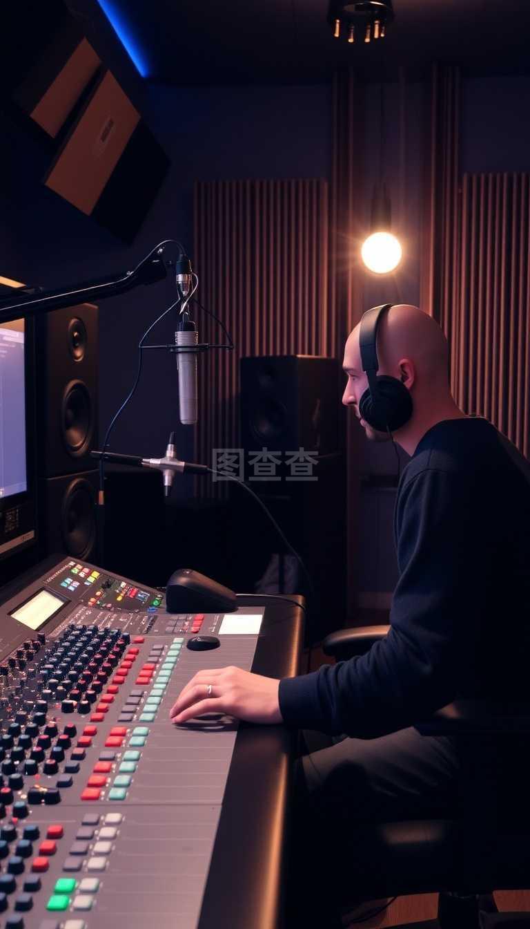 錄音棚混音臺(tái)專業(yè)音樂制作